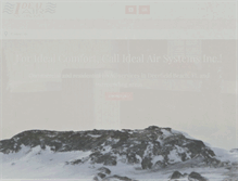 Tablet Screenshot of idealairsystems.com